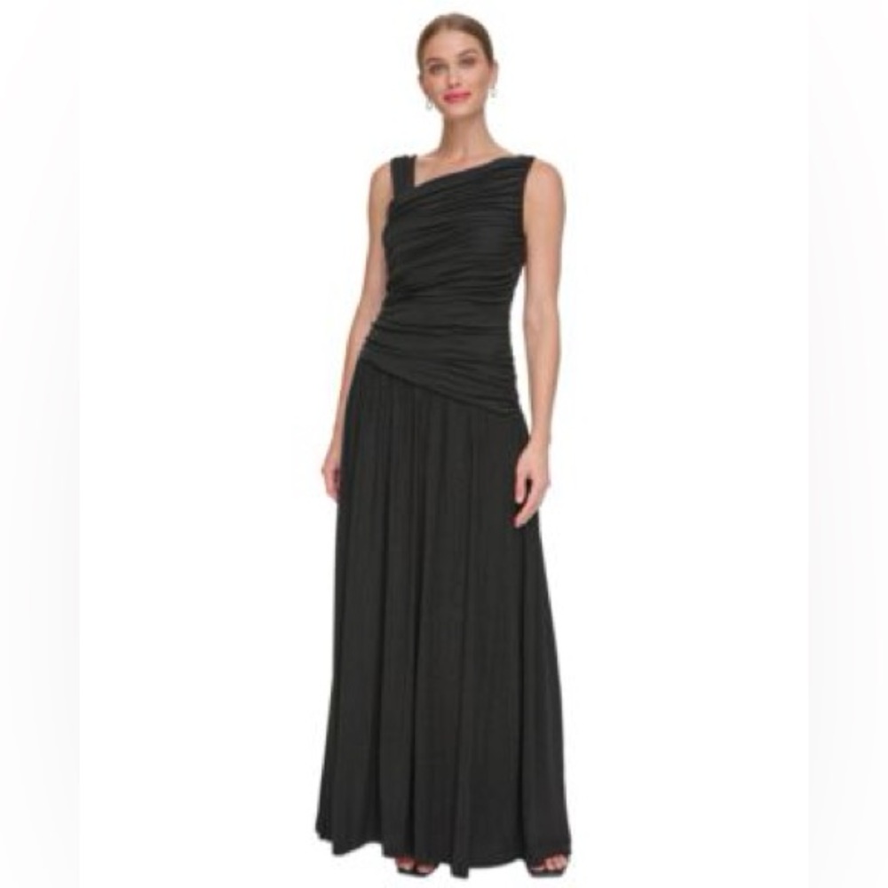 DKNY Black Evening Gown e.